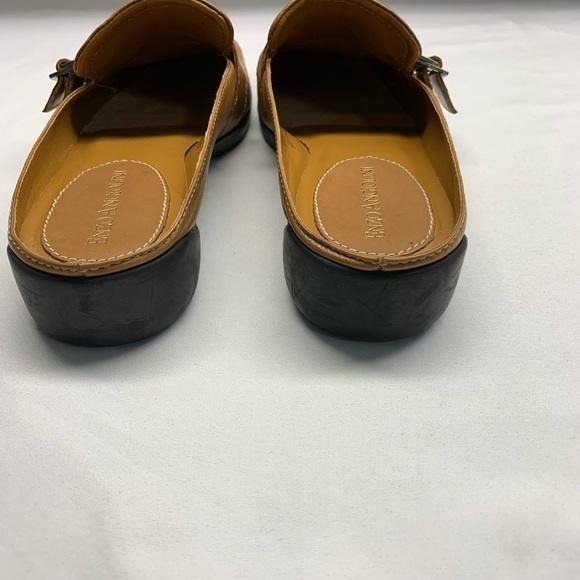 Enzo Angiolini Leather Mules Camel Colour Size 6 M - Picture 4 of 9